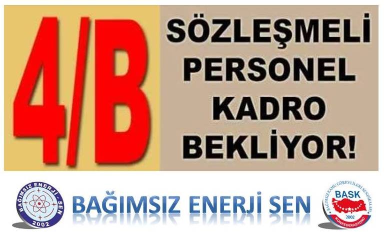 4/B Sözleşmeli Personel Kadro Bekliyor!